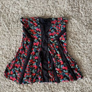 Free People Flower Tube Top